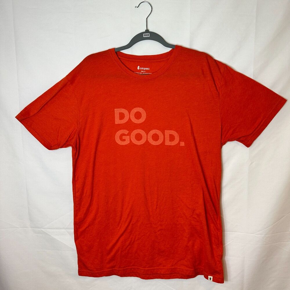 Cotopaxi Do Good Graphic Tee, Size XL, Orange